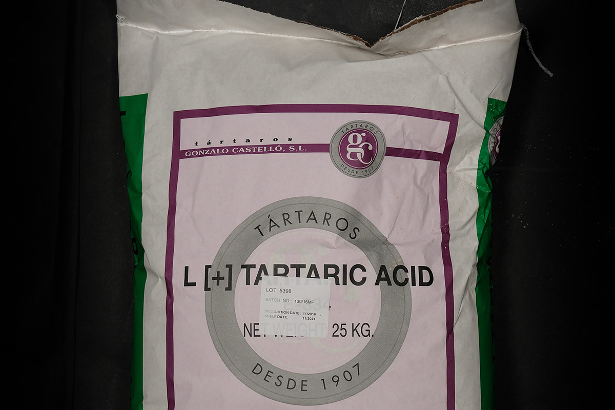 Tartaric Acid 55 Lbs. Central Industrial Sales Stainless Winery